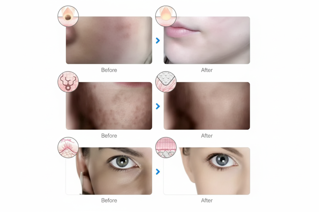 💡 Masque LED Visage 7 Couleurs – Soin Beauté Premium à Domicile