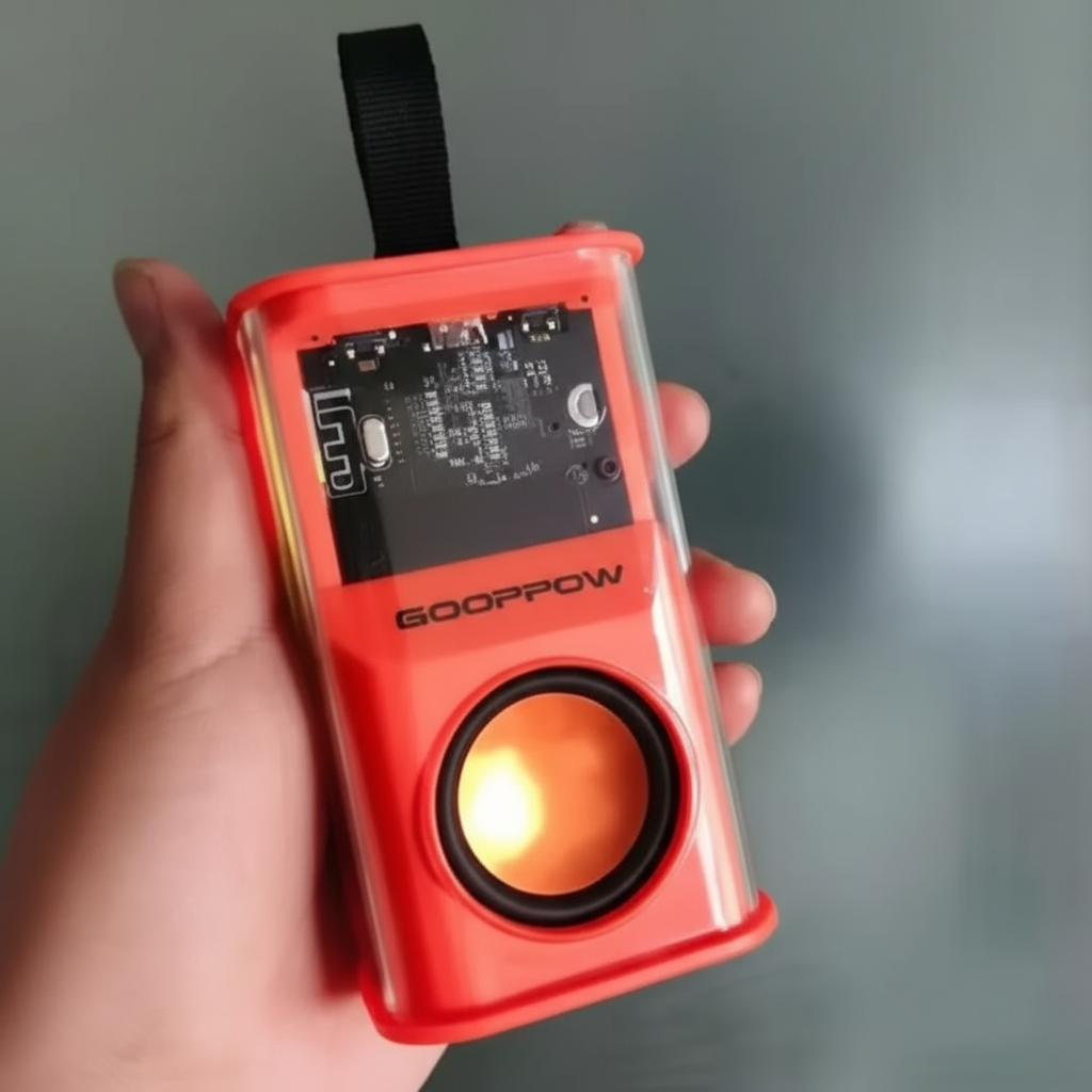 TDJ Kivora™ – Haut-parleur Transparent 3D Mecha