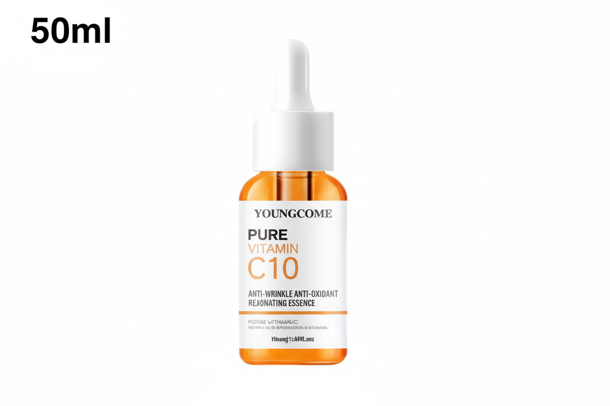 🍊 Sérum Vitamine C & Acide Hyaluronique – Éclat • Hydratation • Teint Uniforme