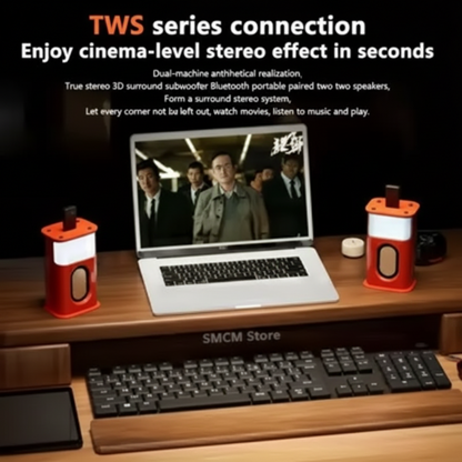 TDJ Kivora™ – Haut-parleur Transparent 3D Mecha