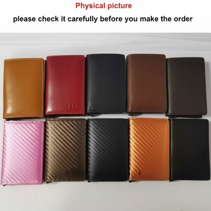 TDJ Kivora™ – Porte‑Cartes Métal RFID Slim