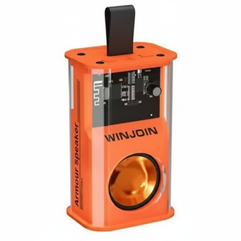 TDJ Kivora™ – Haut-parleur Transparent 3D Mecha