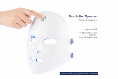 💡 Masque LED Visage 7 Couleurs – Soin Beauté Premium à Domicile