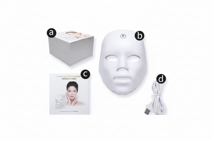 💡 Masque LED Visage 7 Couleurs – Soin Beauté Premium à Domicile