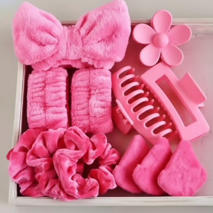 Kit Accessoires Capillaires 12 Pièces TDJ Kivora™ – Routine Beauté & SPA Maison