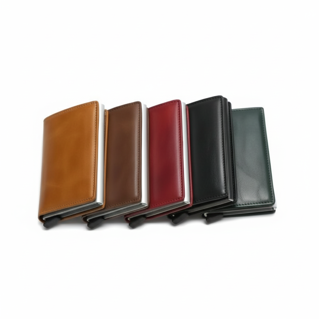 TDJ Kivora™ – Porte‑Cartes Métal RFID Slim